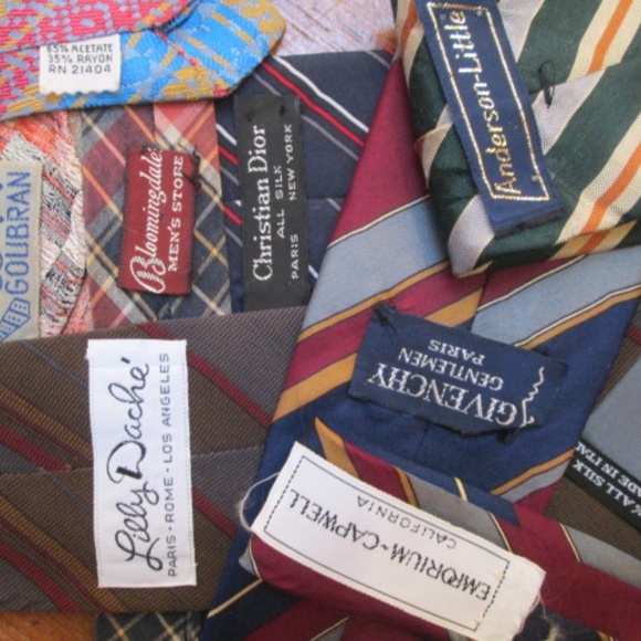 24 Mens Bow Ties Fishing Givenchy Dior Hilfiger - Picture 4 of 8